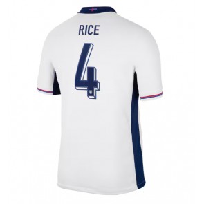 England Declan Rice #4 Hjemmebanetrøje EM 2024 Kort ærmer